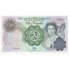 (311) Isle Of Man P39 - 50 Pounds (ND-1983)